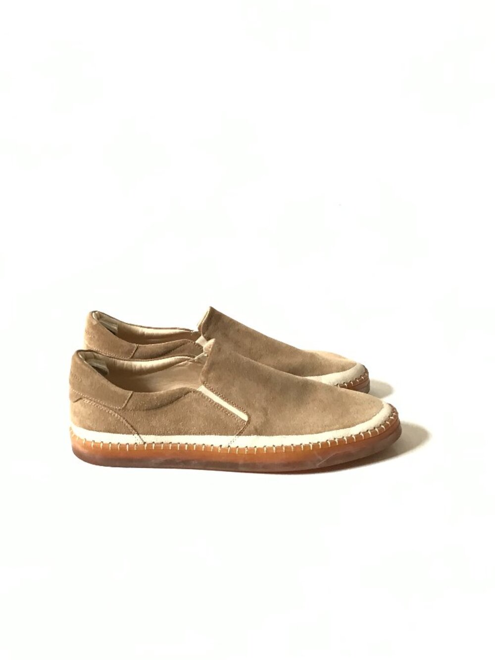 Officine Creative Key Slip On Sneakers Trainers Shoes Mens 42 9 Tan Beige Suede